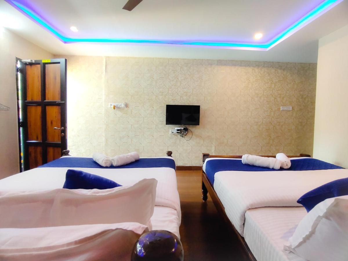 Pv Cottages - Serenity Beach Пондичери Екстериор снимка